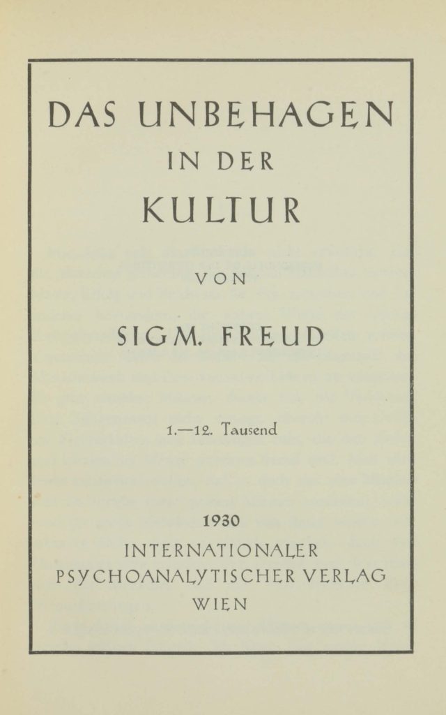 کتاب Civilization and Its Discontents - Das Unbehagen in der Kultur